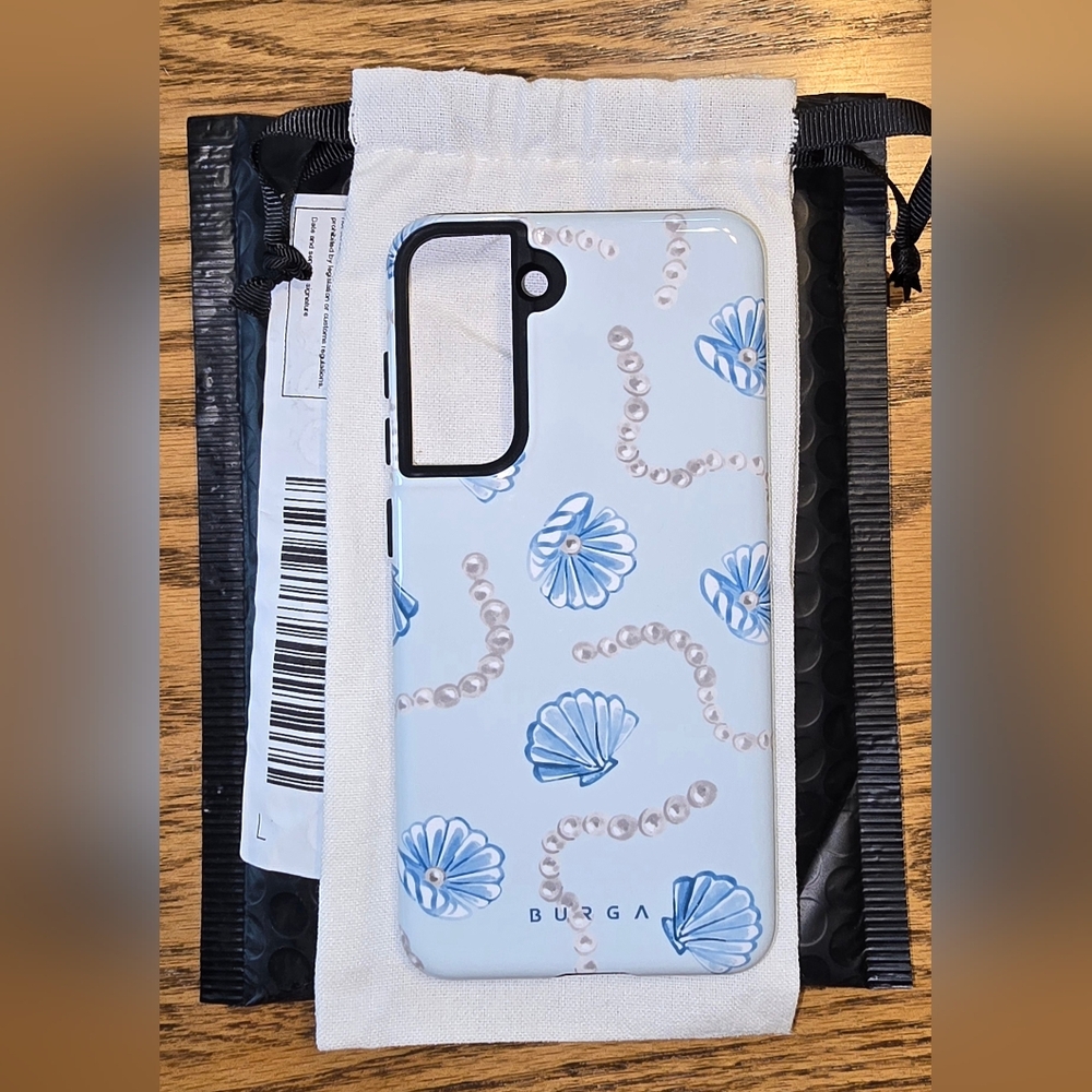 Burga Blue Seashell Phone Case